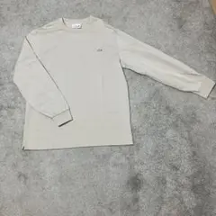 LACOSTE クラシック長袖Ｔシャツ　 US M ベージュ