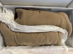 ベージュ ファー付き ニーハイブーツ 35