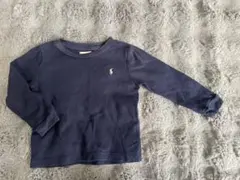Ralph Lauren 24M ネイビー　長袖　ロンT 綿100%
