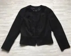 極美品 23区 ブルゾン ジャケット ノーカラー 大きいサイズ 40