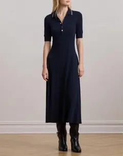 ローレンラルフローレン　美品ネイビー ワンピース