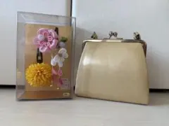 仕立て屋pote がま口 バッグ ピンク - メルカリ