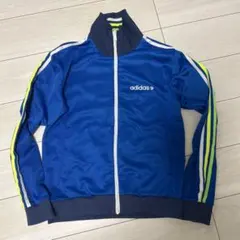 adidas ジャージMサイズ 青