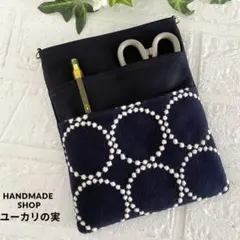 マルチケース】ミナペルホネン タンバリン navy × light blue - メルカリ