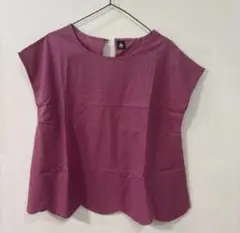 merlot 半袖ブラウス パープル　新品のサムネイル