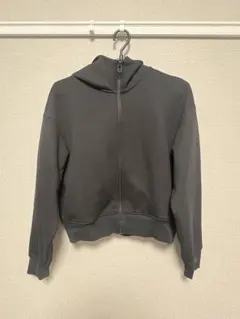 ダークグレー フルジップパーカー M