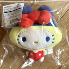 たまごっちユニ　サンリオ　ハローキティ×まめっち　ぬいぐるみ ボールキーホルダ