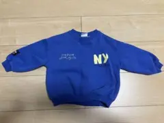 ZARA NYロゴ トレーナー 青　サイズ92cm