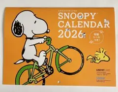 レタスクラブ11月号付録　スヌーピーカレンダー 2026 特製シール付き