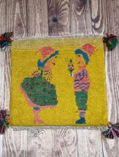 6点おまとめ 32×31cm ギャッベ 座布団サイズ 手織り 民族ギャッベ 2026