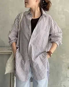 Spick &amp; Span NOBLE ノーブル リネンシャツ イエロー 38 Spick & Span NOBLE ノーブル リネンシャツ イエロー 38 長袖シャツ 麻