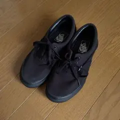 美品　Vans ERA ブラック スニーカー V95CLA 24.5cm