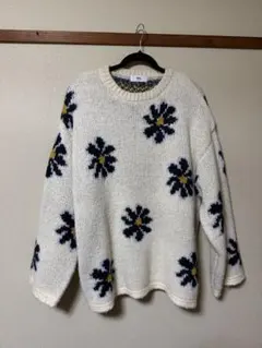 フラワー ニット