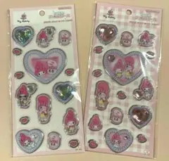 エスターバニー マイメロディ キラキラジュエルシール 「正規品」2枚セット