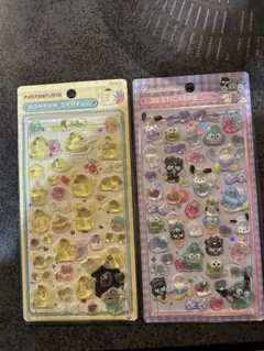 ポムポムプリン ハピダンブイ　ボンボンドロップシール　サンリオ