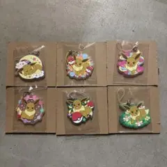 【イーブイだらけ　ラバーマスコット　コンプリート　６点セット】ポケモン