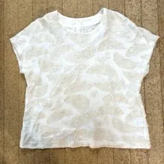 パラスパレス　ホワイト テクスチャー 半袖Tシャツのサムネイル
