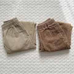 GU キッズパンツ2本セット