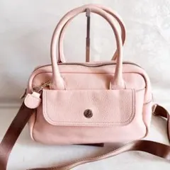 russet ラシット レザー ショルダーバッグ 2way ベビーピンク