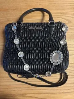 miumiu クリスタルナッパレザー　バッグのサムネイル