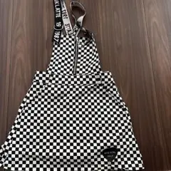 Nice Girl チェッカーパターンオーバーオール