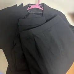 青山リクルートスーツ ブラック ジャケットとタイトスカートとズボン3点セット