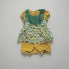 petit jam プチジャム　カバーオール・チュニック2点セット　セットアップ