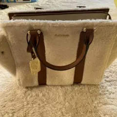 Schouler トートバッグ ホワイト/ブラウン