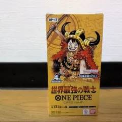 ワンピース カード ONE PIECE 世界最強の戦士 1BOX テープカット品