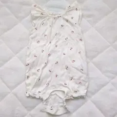 petit main 　フリル　半袖ロンパース 70　女の子