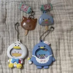 メルティボンボン　カラフルキャンディチャーム　フォトバッジ付きマスコット