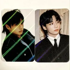 【BTS】‪☆182-16☆フォトカード ホログラム ジョングク 2枚セット