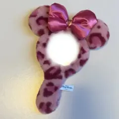東京ディズニーリゾート　ヒョウ柄　ミラー ピンク レオパード ミニー　ランド
