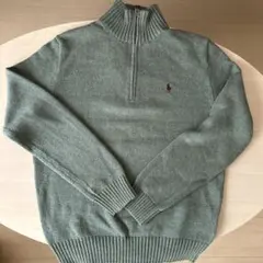 POLO RALPH LAUREN グリーン ハイネックセーター M