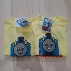 新品未使用　トーマス Tシャツ 2枚セット イエロー　100cm、１１０cm
