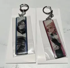 ヒロアカ原画展 麗日お茶子 飯田天哉 メタルキーホルダー
