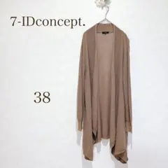 7-IDconcept. ボレロ　ロング　メッシュ　ラメ　　羽織り 大人上品