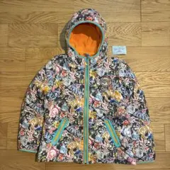 クリーニング済　Angel Blue フード付きジャケット　総柄