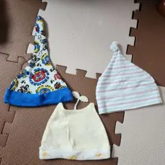 ベビー用帽子3点セット