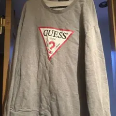 GUESS グレー スウェット トレーナー
