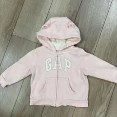 ベビーGAP 80 パーカー　トレーナー　くま　ピンク　パーカー　ジッパー