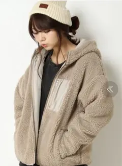 VENCEEXCHANGE リバーシブルボアジャケット