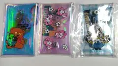 ミニオン　カラビナ付きクリアマルチケース