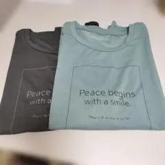 ロゴプリント 半袖Tシャツ 2枚セットのサムネイル