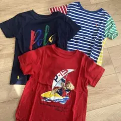 ポロラルフローレン キッズTシャツ110 3枚セット
