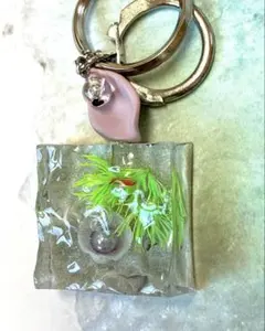 海レジン　キーホルダー バッグチャーム