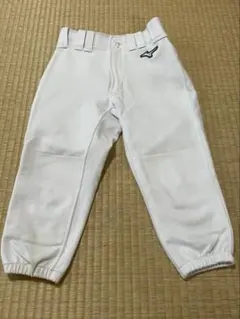 ミズノ ホワイト 野球ユニフォーム【130㎝】