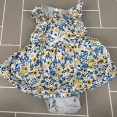 花柄ロンパース