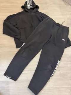 アディダス ブラック ジャージ上下セット