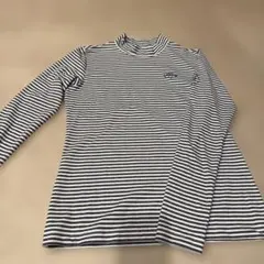 Callaway ストライプ モックネック ボーダー長袖ゴルフレディースS